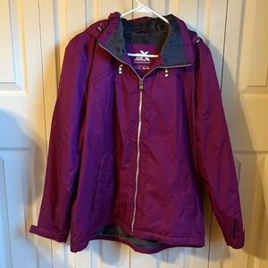 ZeroXposur Plum Hooded Jacket